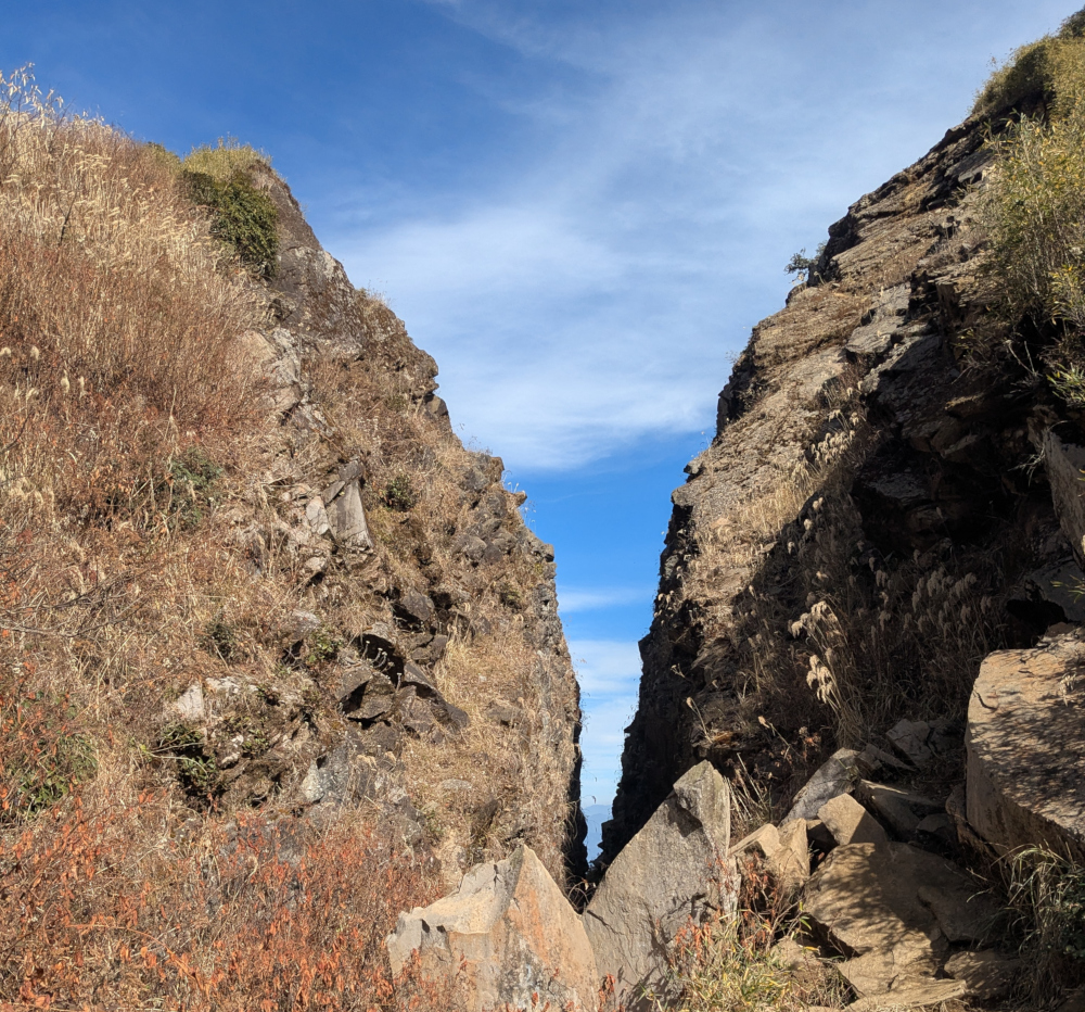 Crack in the Mountain